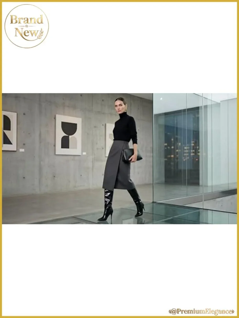 Women's Over the Knee Boots Pointed Toe Stiletto Heel Slip On Tall Boots for
